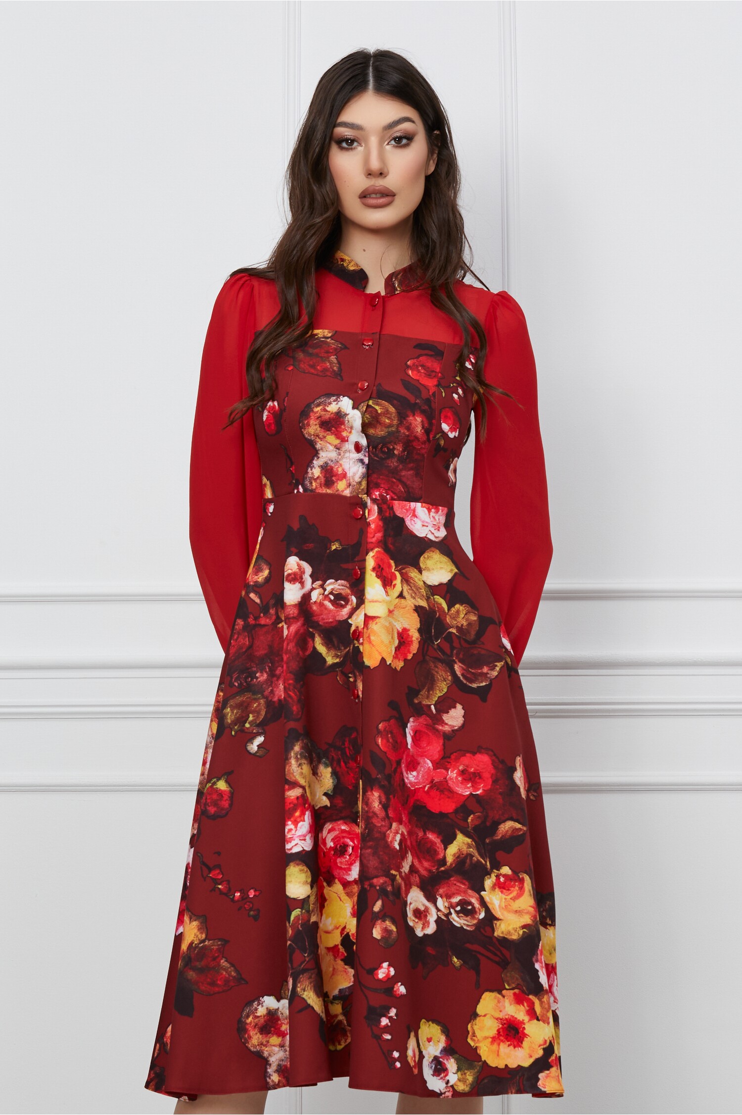 rochie-dy-fashion-bordo-cu-imprimeuri-florale-galbene-si-nasturi-1264138-1023970-4