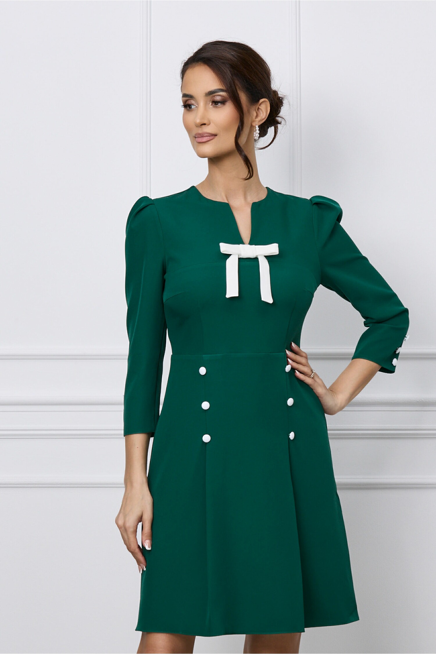 rochie-dy-fashion-verde-cu-funda-la-bust-si-nasturi-pe-fusta-1265659-1027399-4