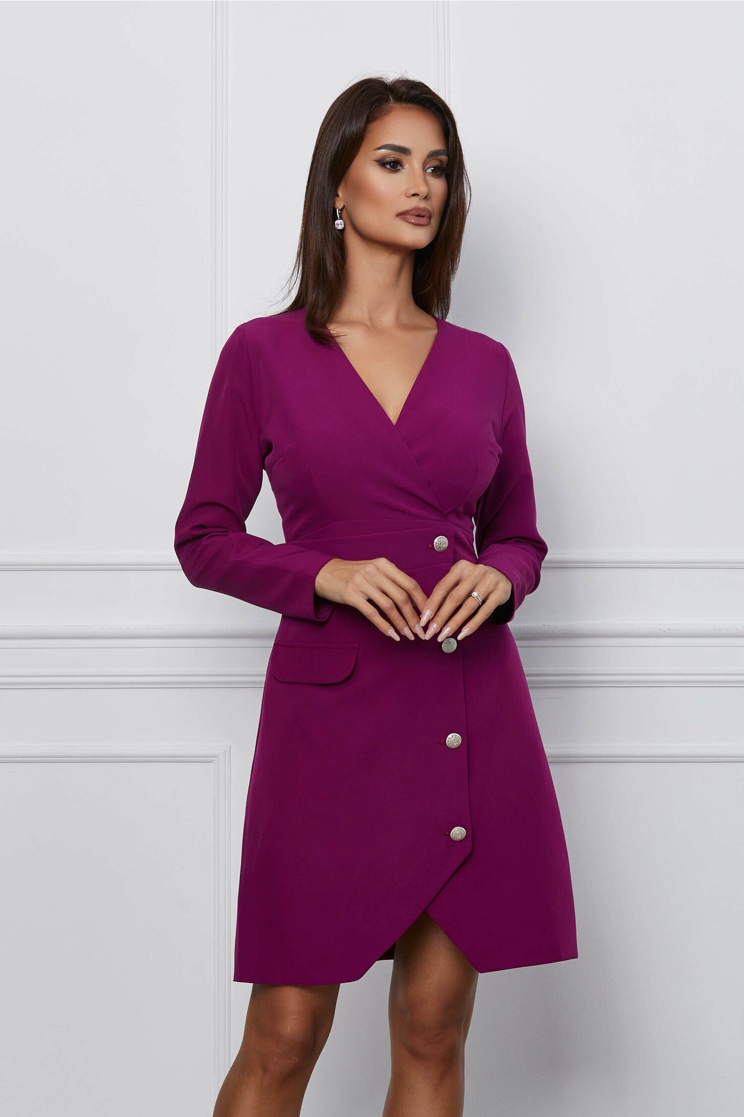 rochie-magenta-nasturi-1229907-1004633-4