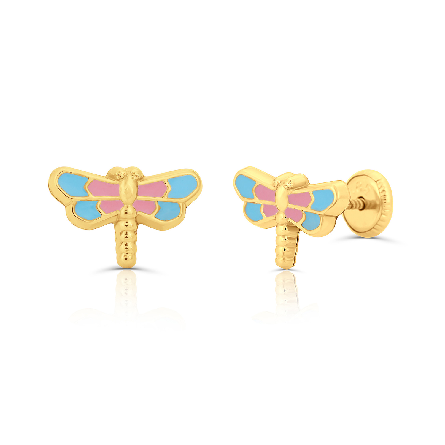 cercei-din-aur-14k-pentru-copii-dragonfly-blue-pink-137547-4