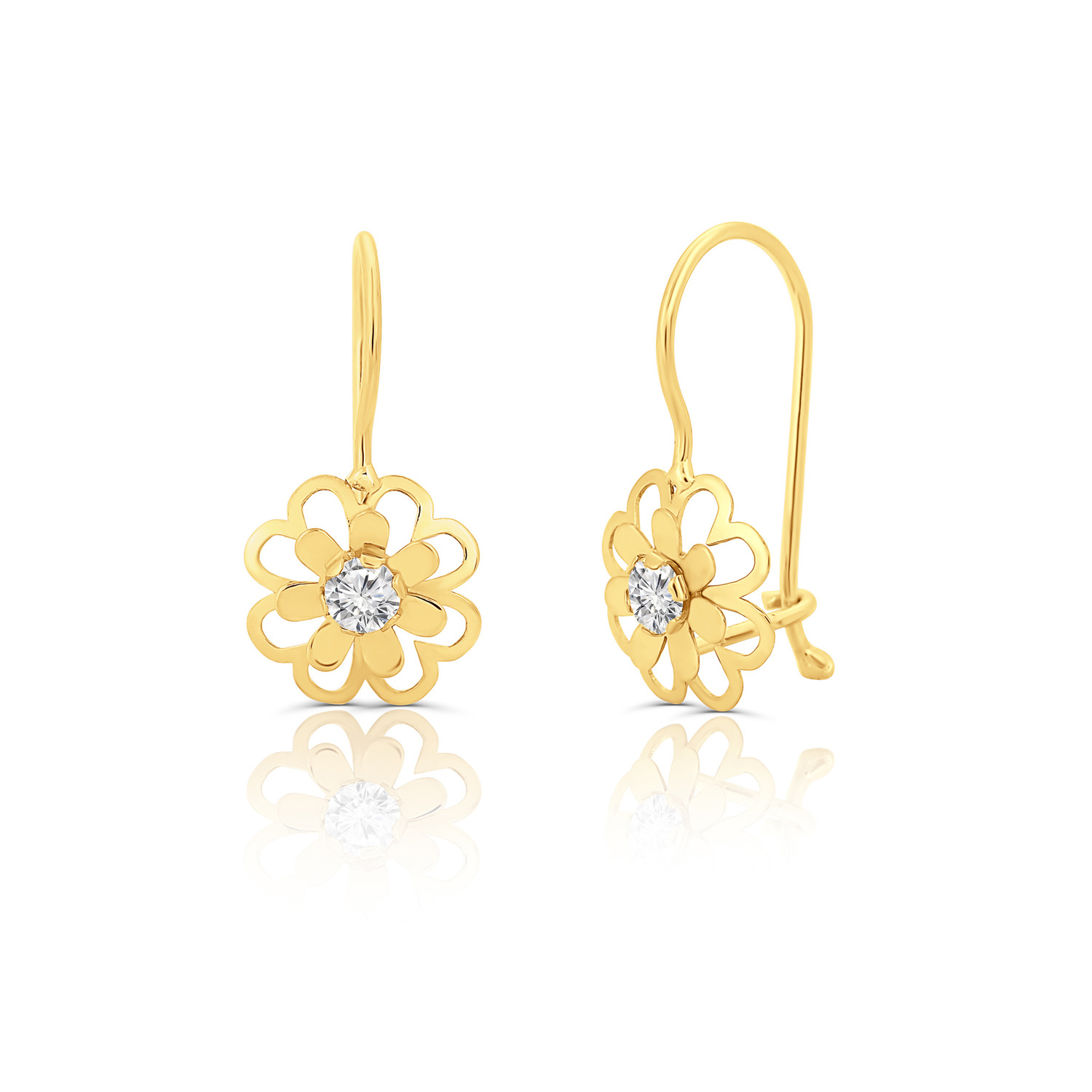 cercei-din-aur-14k-pentru-copii-tortite-flower-outline-and-hook-137601-4