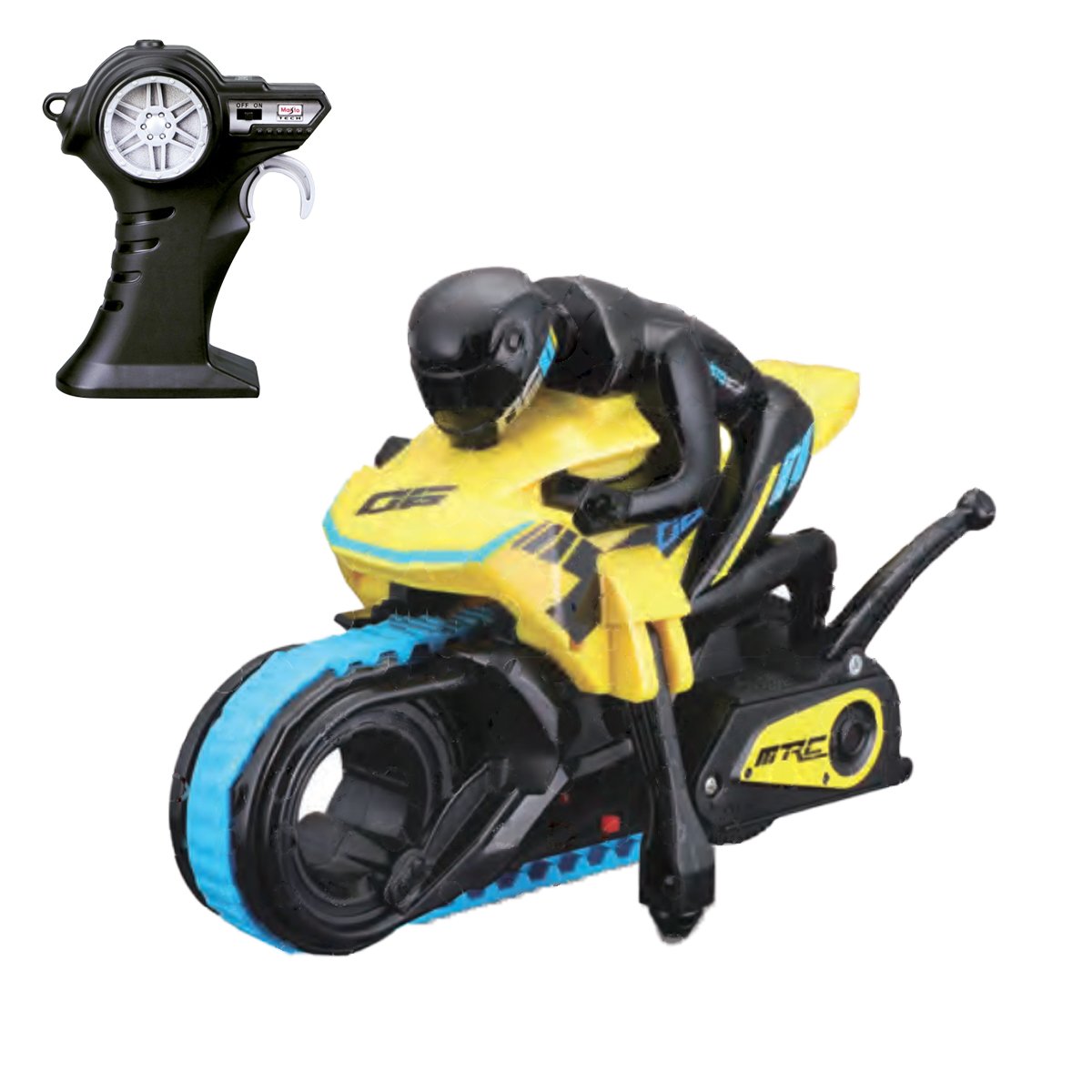 090159827672_mais-82767_galben_motocicleta_cu_telecomanda_maisto_tech_cyklone_motobike