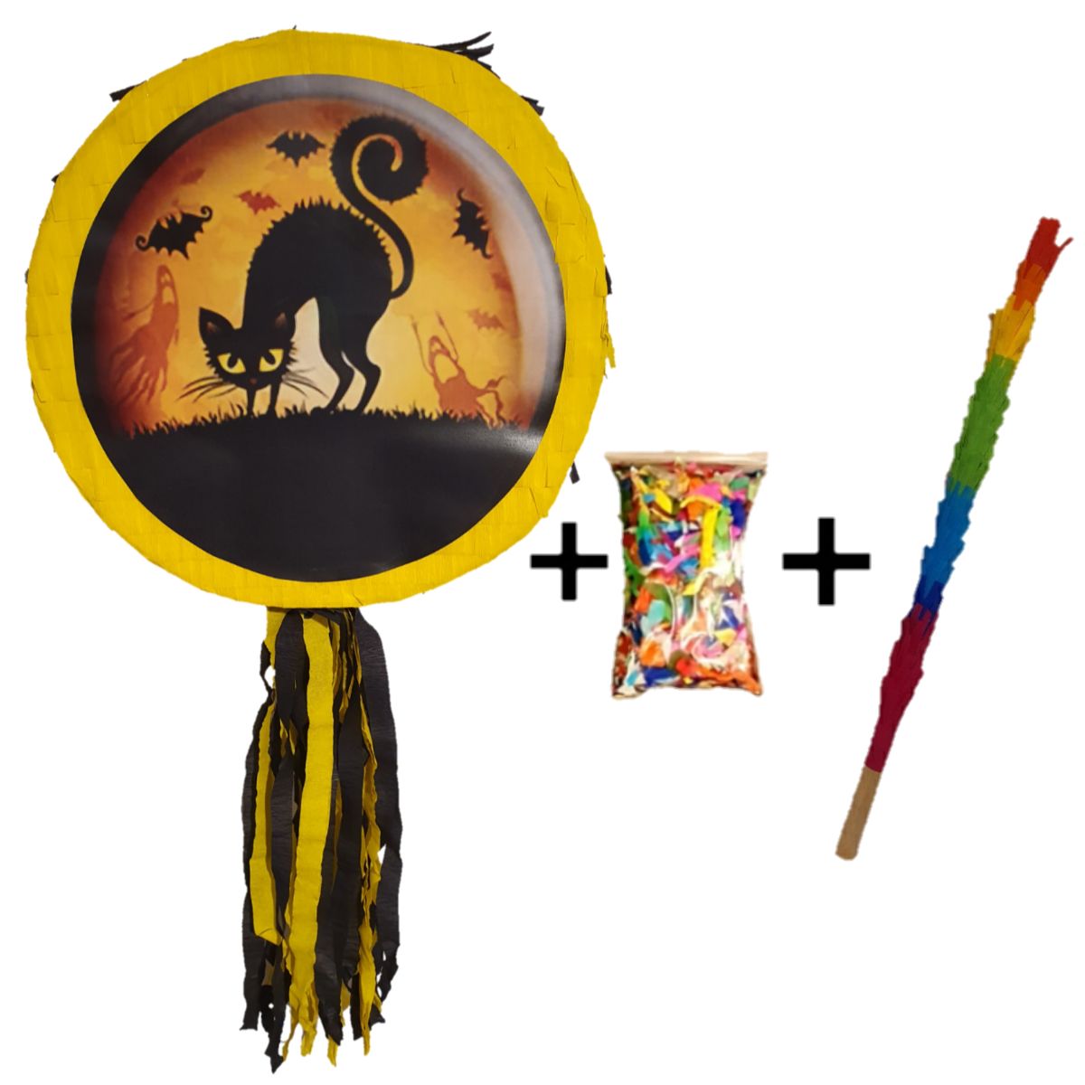 110-pinata_cu_bat_si_confetti_pisica_speriata_pinastar