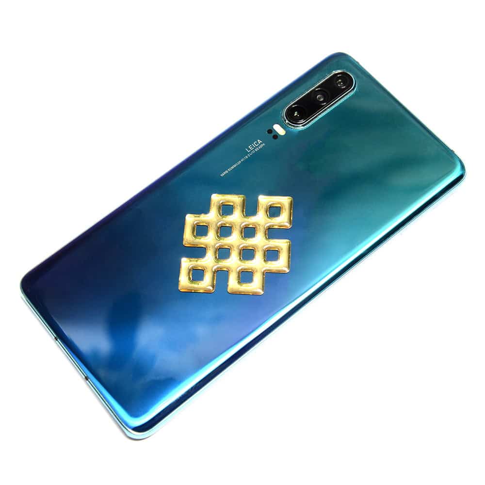 8111-Abtibild-stiker-3D-cu-nod-mistic-auriu-metalic-telefon-1