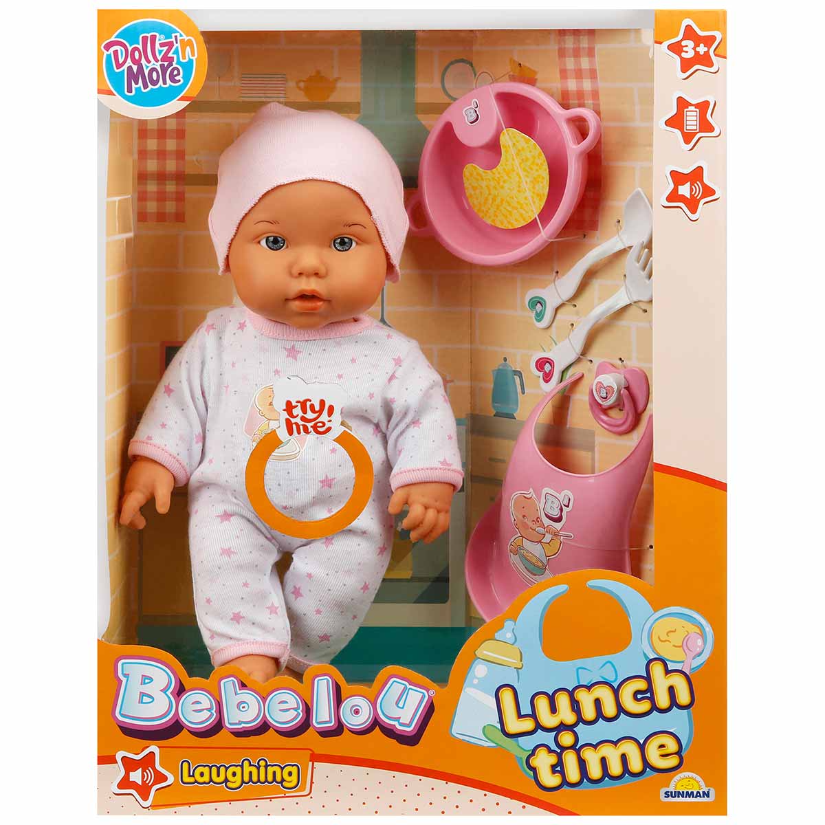 8680863023860_s00030021_papusa_bebelou_la_masa_dollz_and_more_roz_35_cm_1_