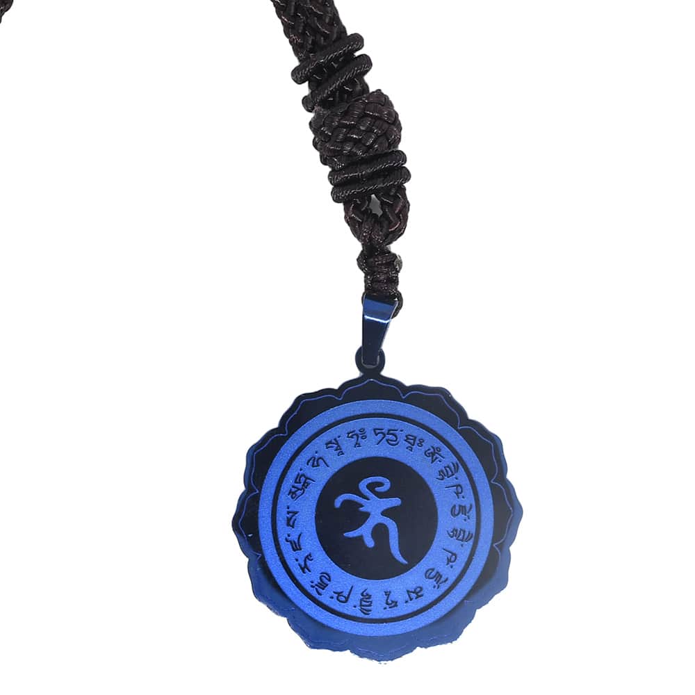 AMULETA-PANDANTIV-CU-MEDICINE-BUDDHA-ALBASTRU-SPATE