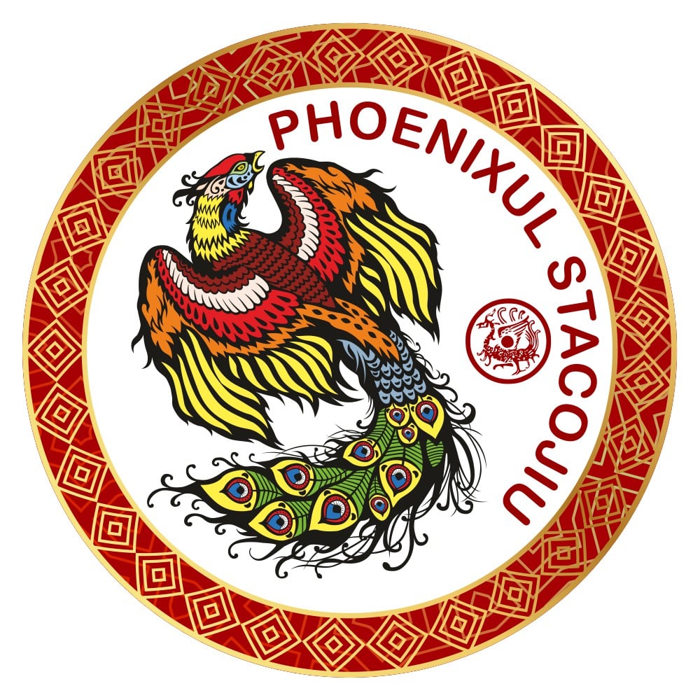 Abtibild-cu-Phoenixul-stacojiu-cele-4-animale-celeste