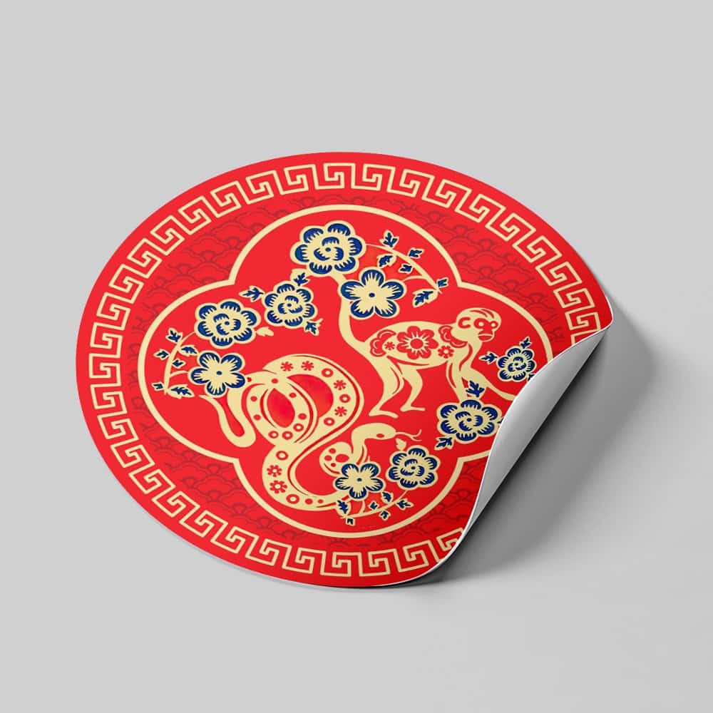 Abtibild-sticker-cu-prietenii-secreti-Sarpe-si-Maimuta-2024