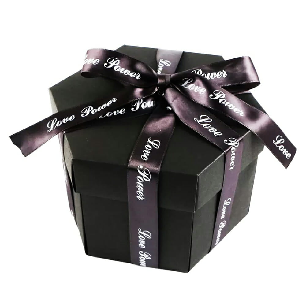 Cutie-foto-exploziva-hexagonala-Explosion-Box-negru-2