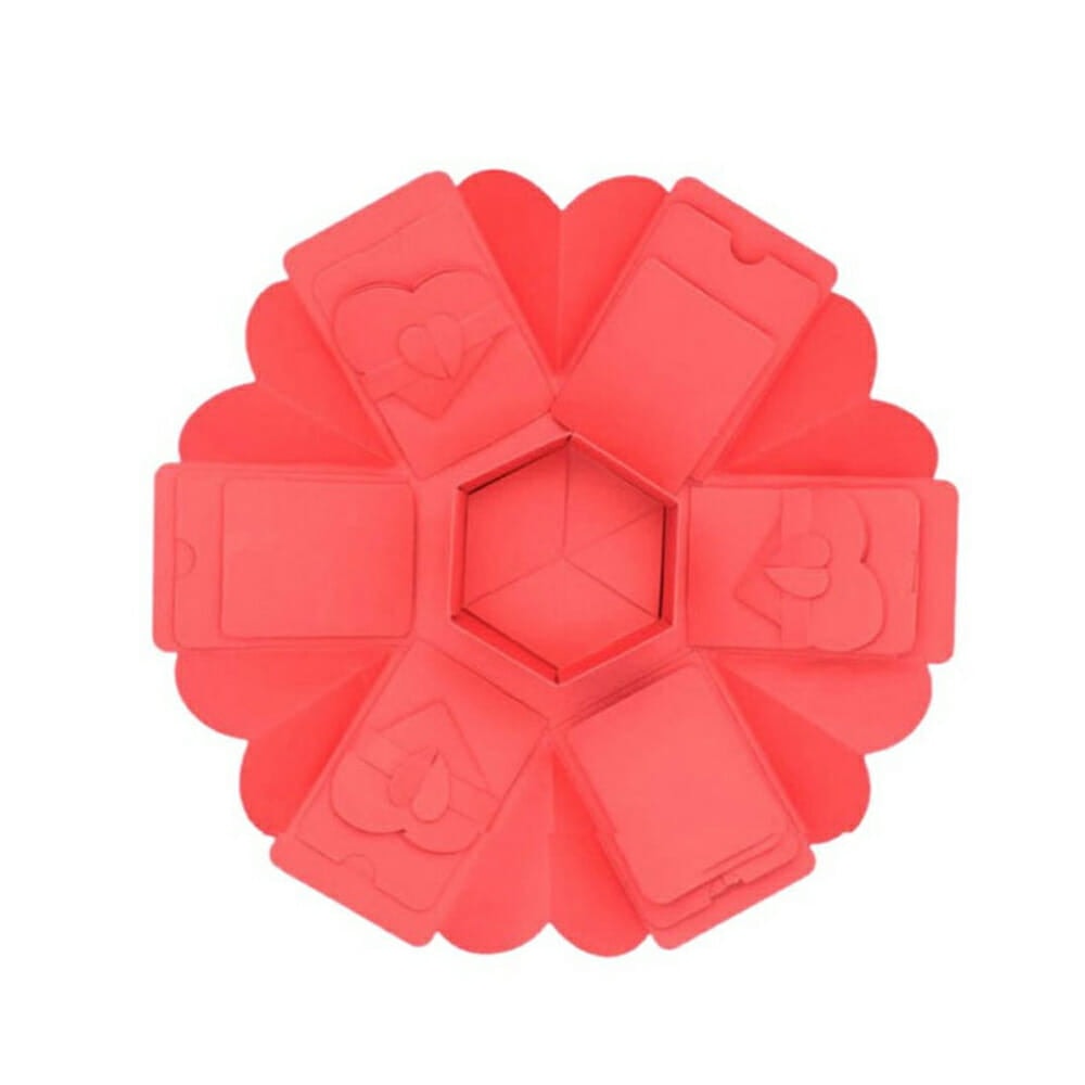Cutie-foto-exploziva-hexagonala-Explosion-Box-rosu-2