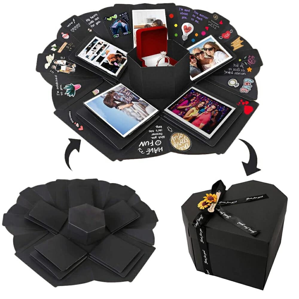 Cutie-foto-exploziva-inima-Explosion-Box-negru-1