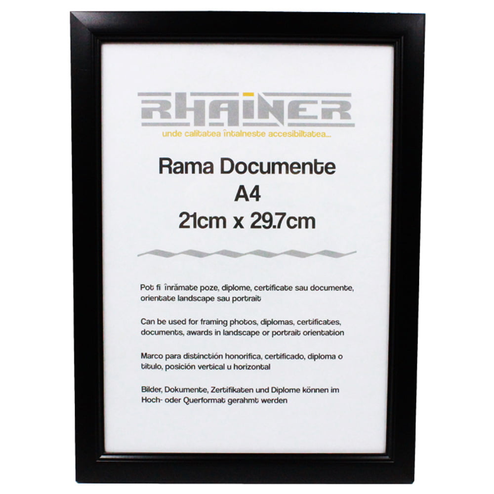 Rama-foto-A4-Madrid-negru-1