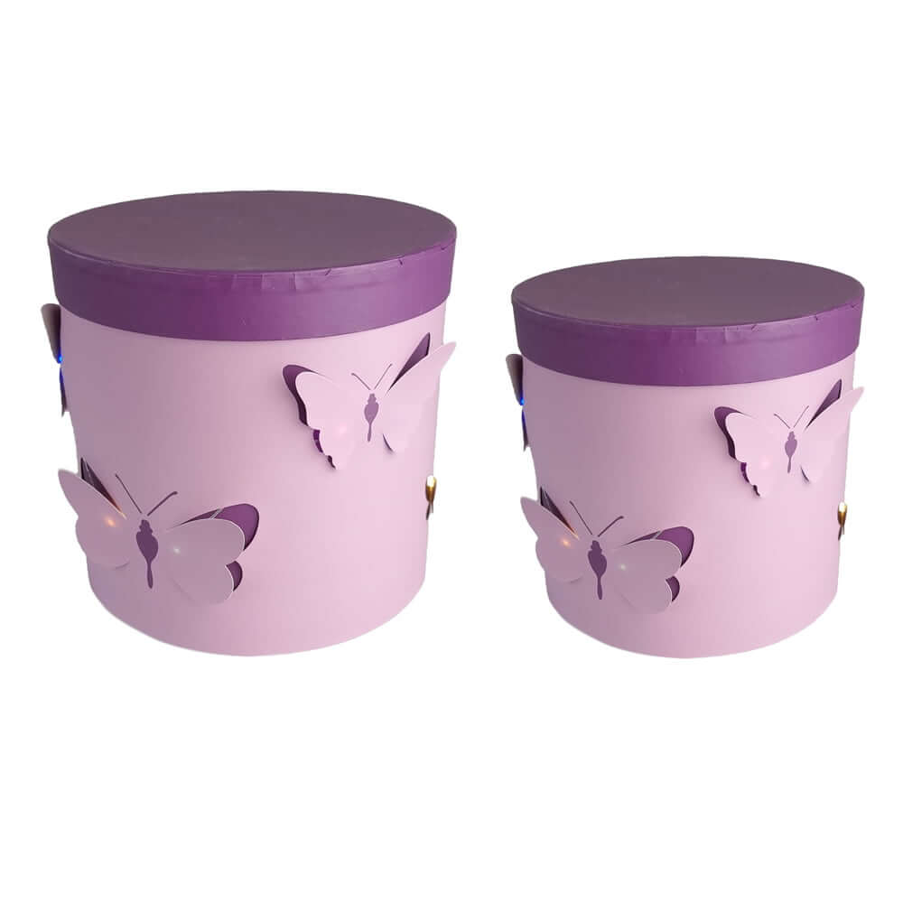 Set-2-cutii-rotunde-cu-fluturi-si-lumini-mov-1-craftup.ro_