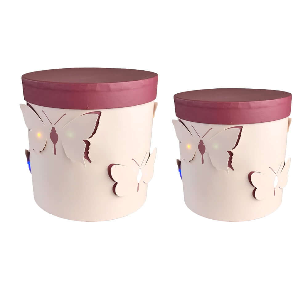 Set-2-cutii-rotunde-cu-fluturi-si-lumini-roz-1-craftup.ro_