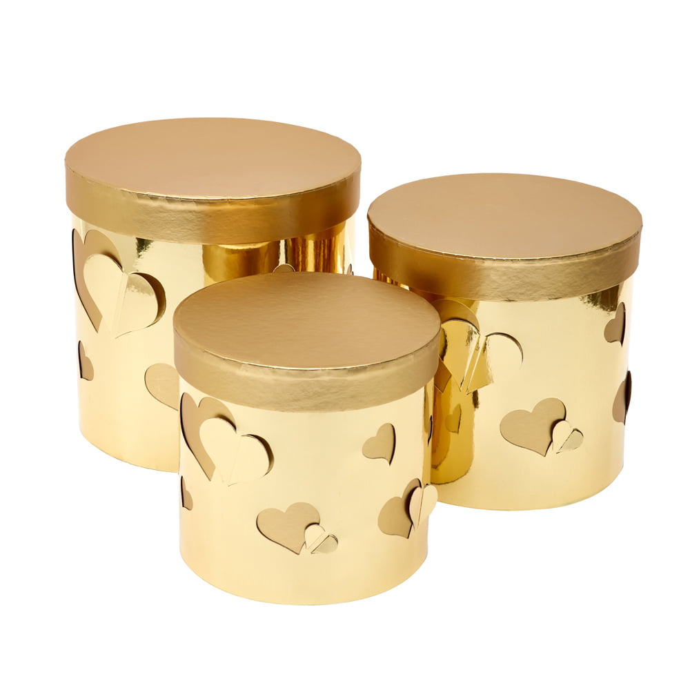 Set-3-cutii-rotunde-lucioase-cu-inimi-auriu-1-craftup.ro_