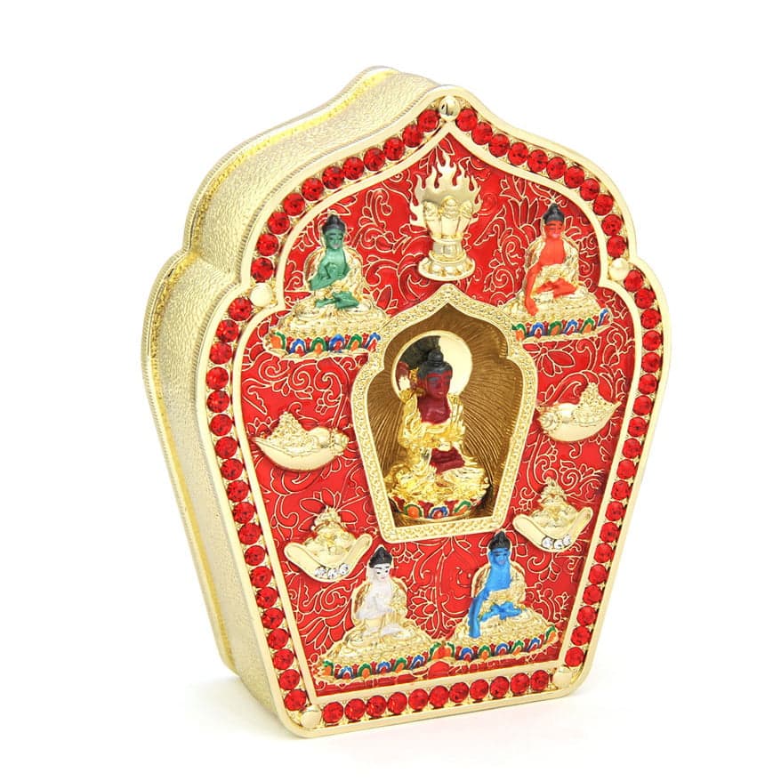 Statueta-cu-Buddha-Medicine-Amitabha-Rosu-Gau-1