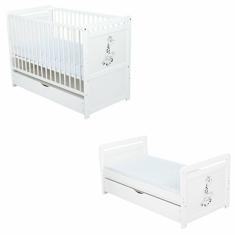 babyneeds-patut-din-lemn-nadia-ii-girafa-120x60-cm-multifunctional-cu-sertar-alb-plus-saltea-12-cm-1605142-4