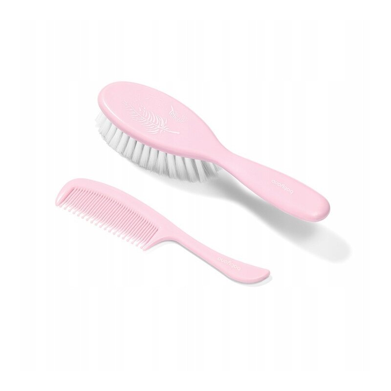 babyono-set-ingrijire-par-perie-si-piaptan-din-par-natural-roz-2157077-4