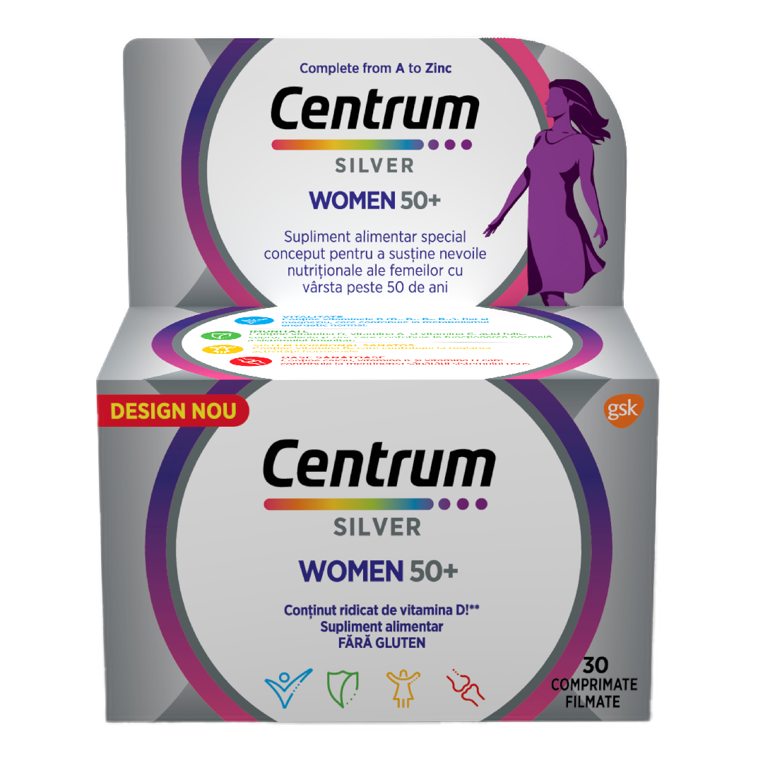 centrum-silver-50-pentru-femei-30-comprimate-gsk