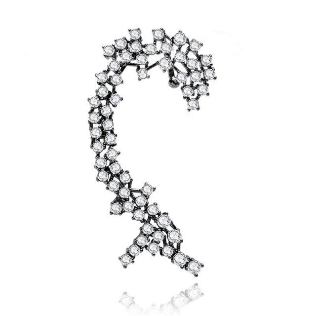 cercel-ear-cuff-negru-estelle8385317