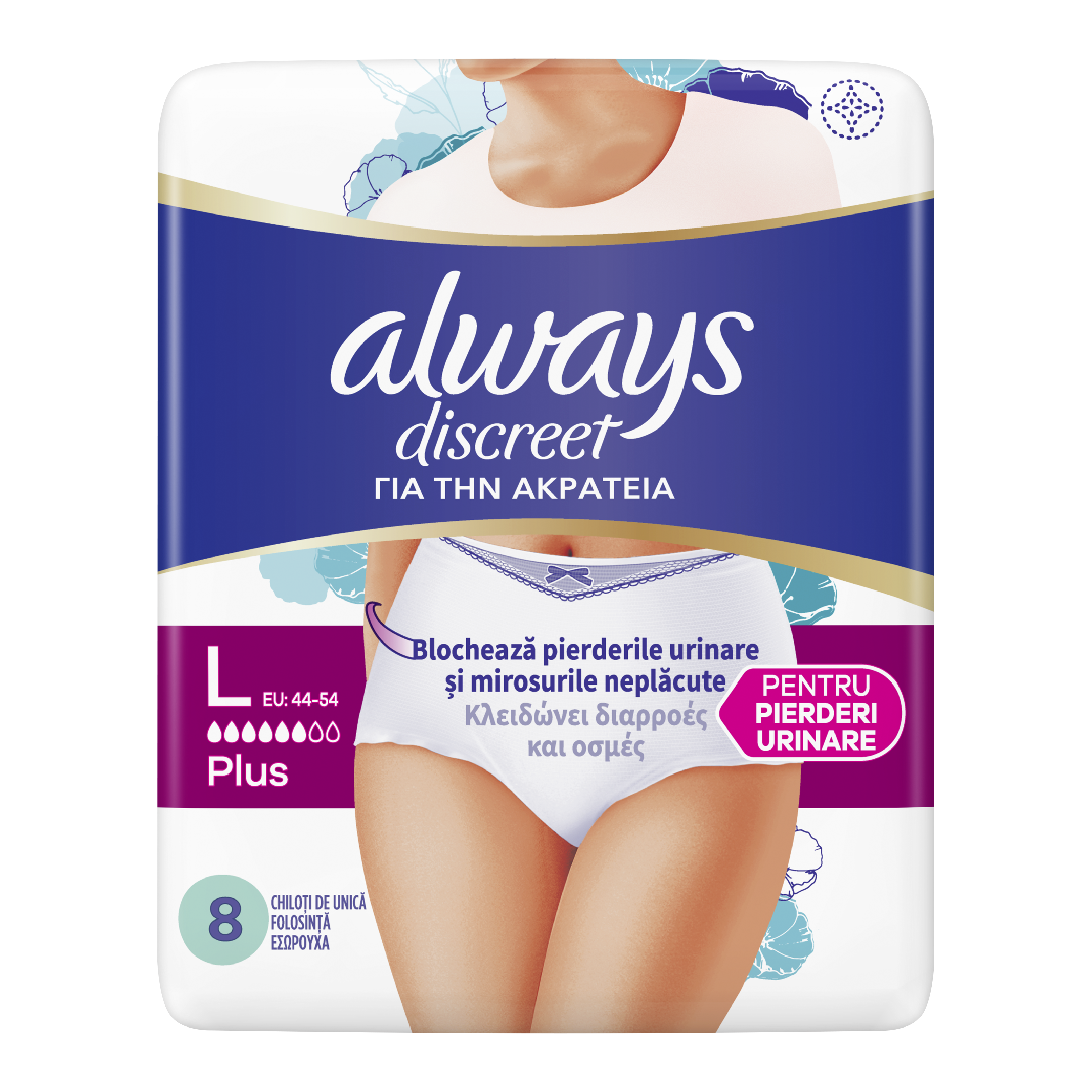 chiloti-pentru-incontinenta-urinara-always-discreet-plus-6-picaturi-marimea-m-8-bucati-