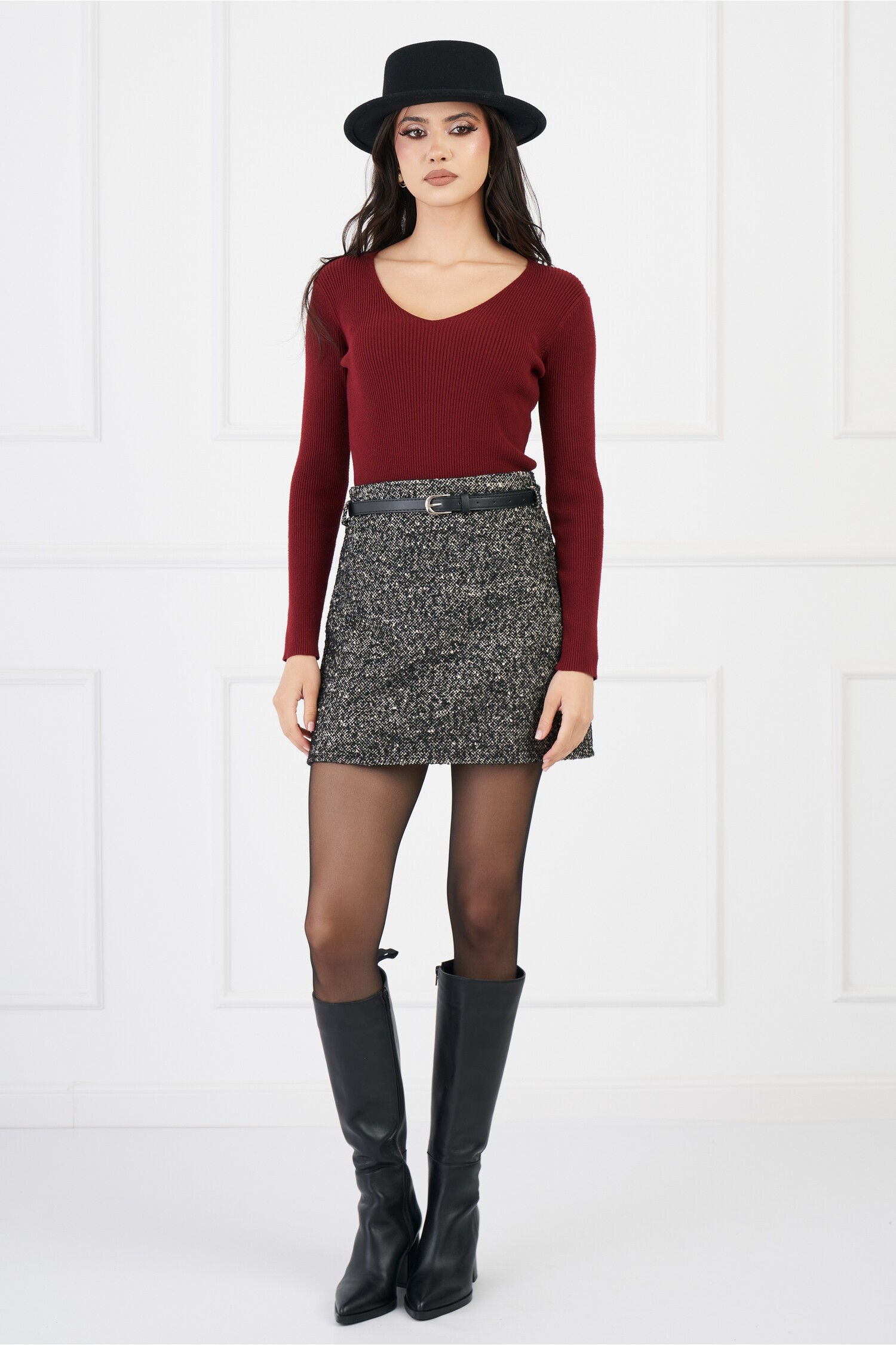 fusta-simona-neagra-cu-imprimeu-pepit-alb-si-curea-in-talie-1330340-1078109-4