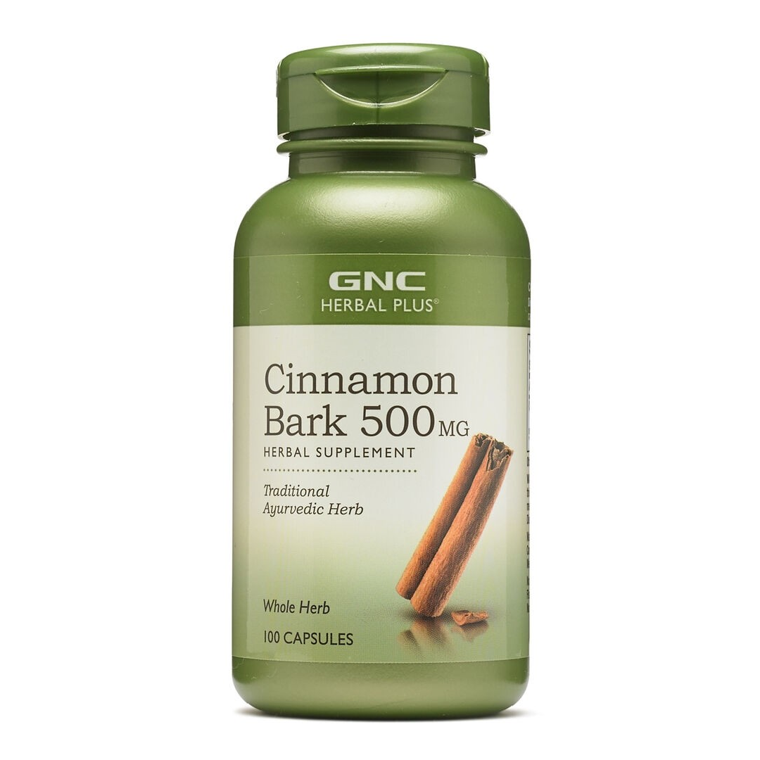 gnc-herbal-plus-cinnamon-bark-500mg-scortisoara