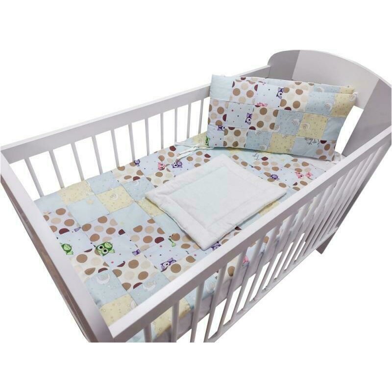 lenjerie-mykids-mini-patratel-multicolor-buline-maro-4-piese-120x60-1982942-4