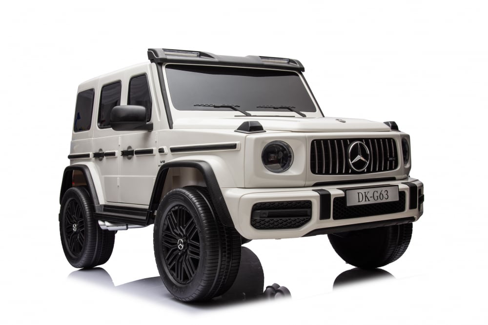 masinuta-electrica-pentru-2-copii-mercedes-g63-4x4-800w-24v-14ah-cu-mp3-culoare-alb-189278