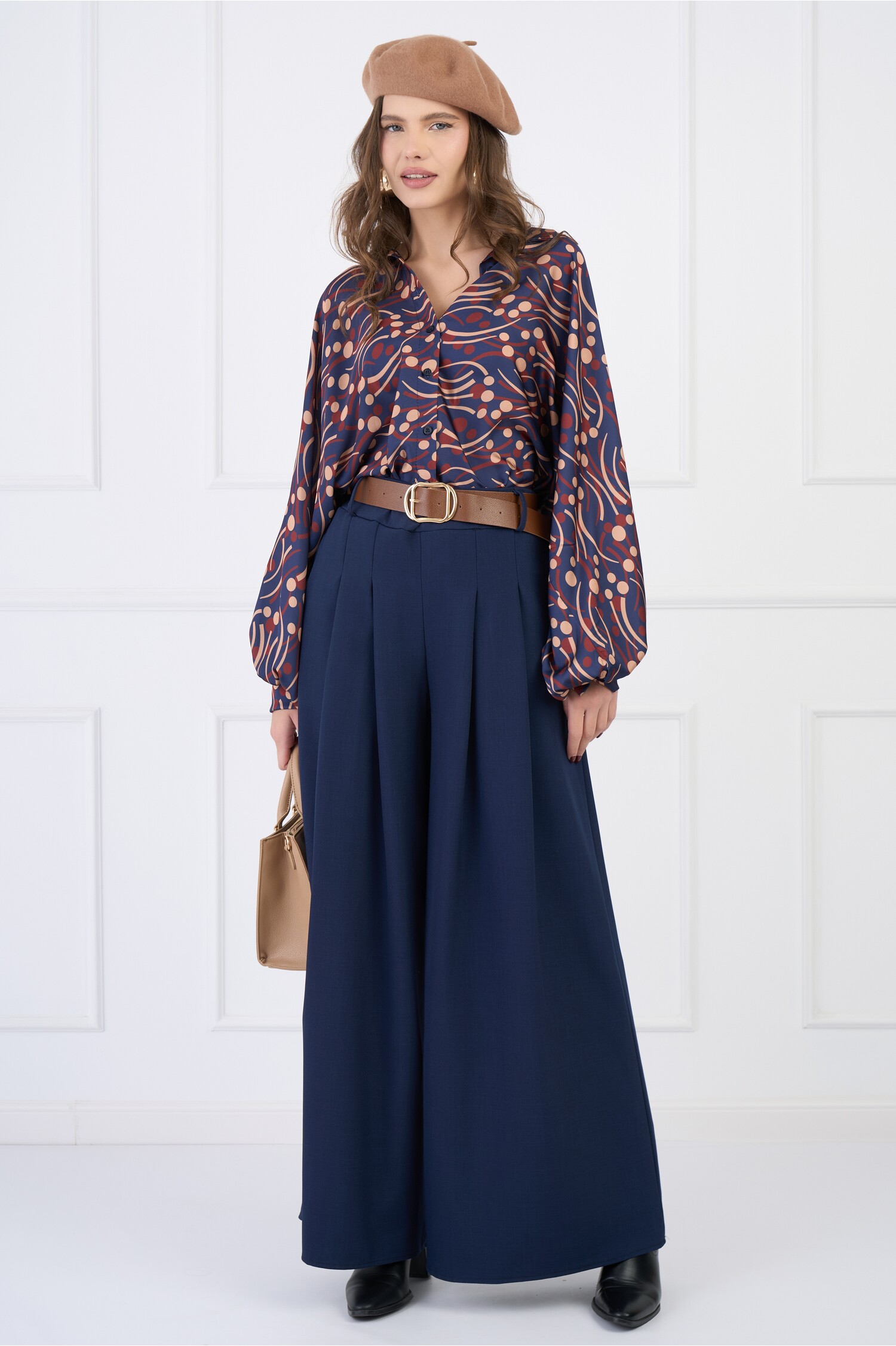 pantaloni-smart-casual-din-stofa-bleumarin-cu-pliuri-si-curea-1332335-1080614-4