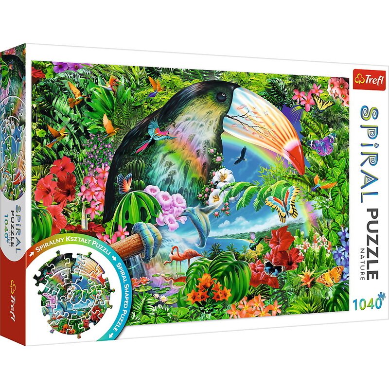 puzzle-trefl-spiral-1040-piese-animale-tropicale-2031305-4
