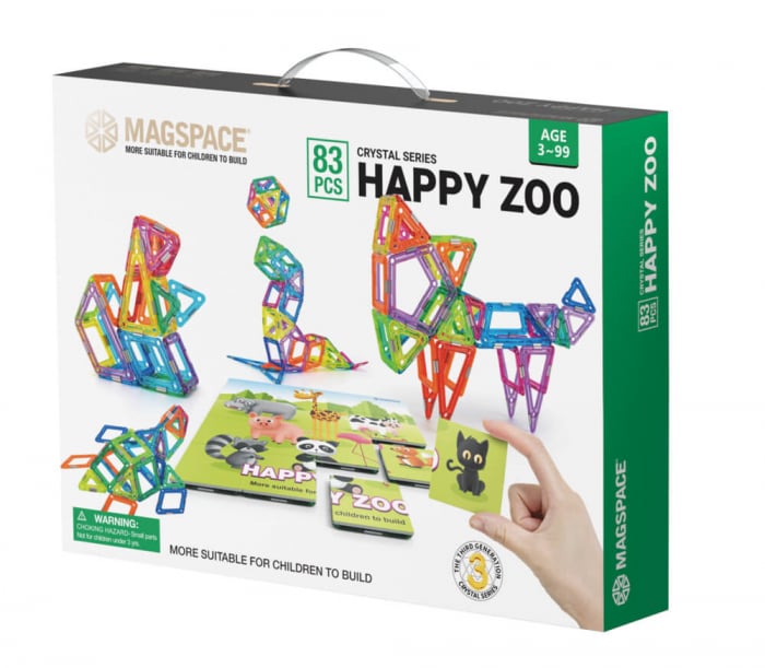 resigilat-set-magnetic-83-pcs-magspace-happy-zoo-363314