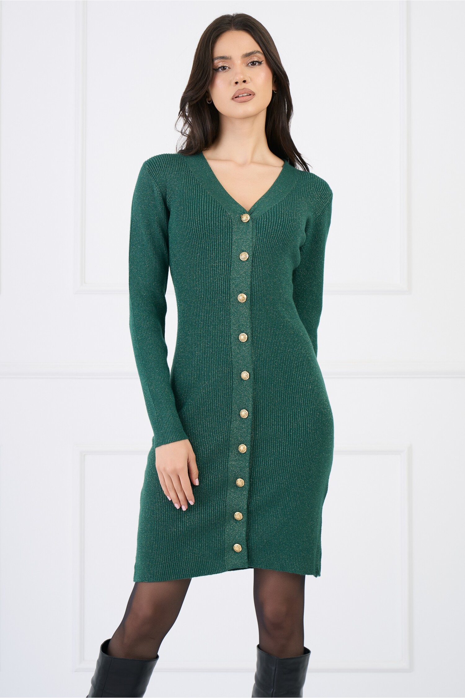 rochie-casual-din-tricot-reiat-verde-cu-insertii-din-fir-lurex-si-nasturi-1336718-1084457-4