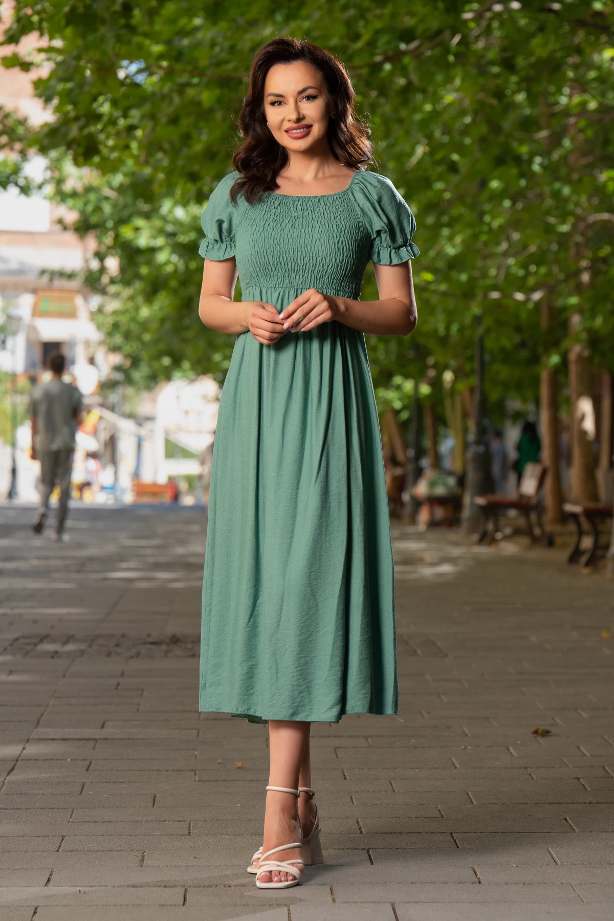 rochie-casual-midi-din-vascoza-mint-cu-bust-incretit_84892