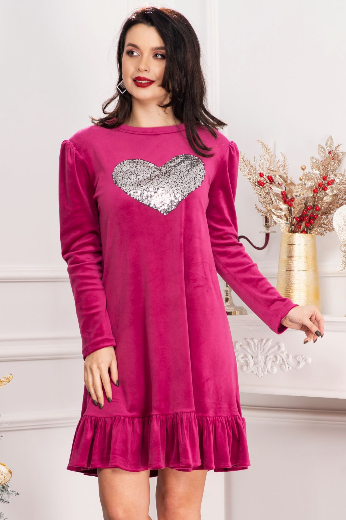 rochie-dama-alma-mov-din-catifea-cu-inima-din-paiete_71838