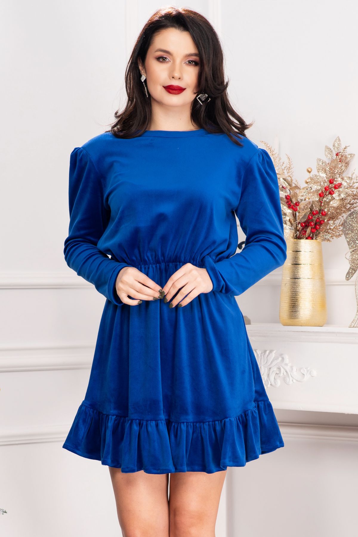 rochie-dama-cherry-din-catifea-albastru-royal-cu-volanas_71762