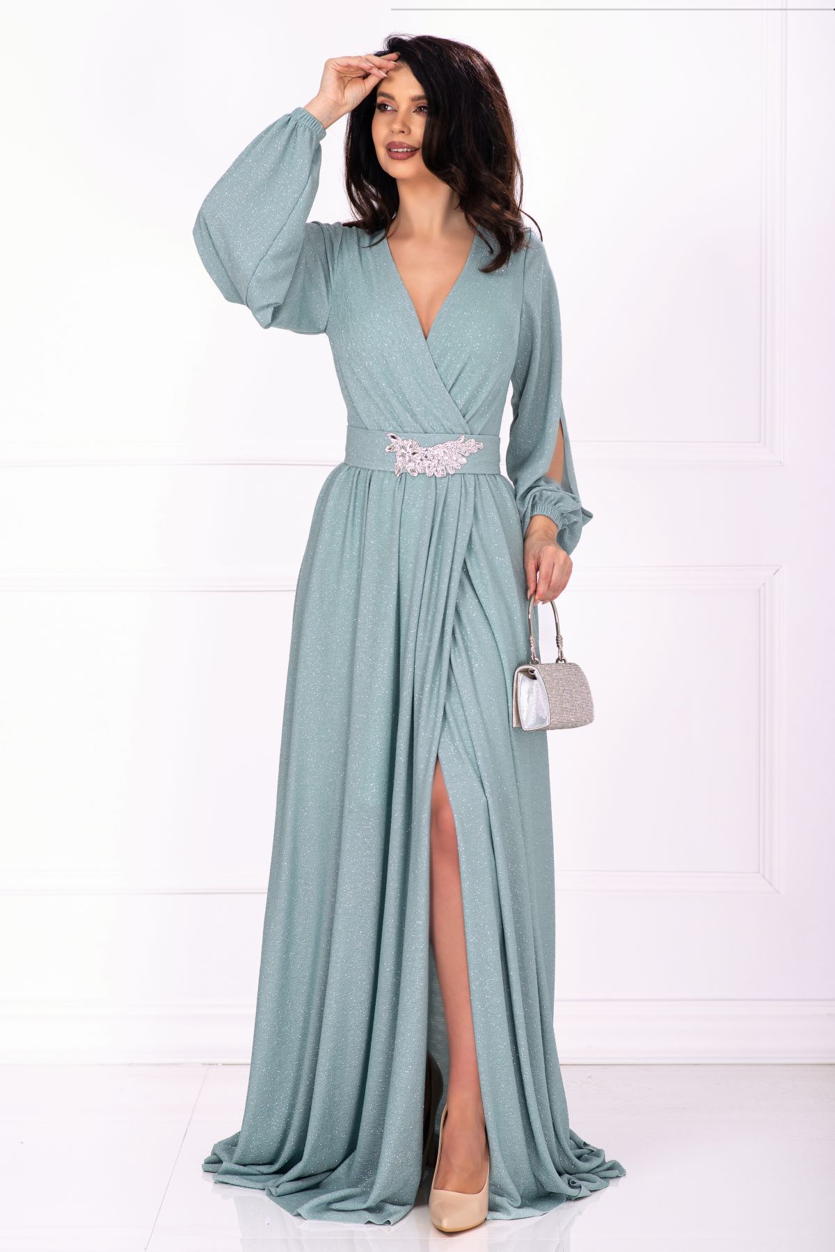 rochie-de-nunta-chantal-mint-din-lurex-lunga-cu-sclipici_75662