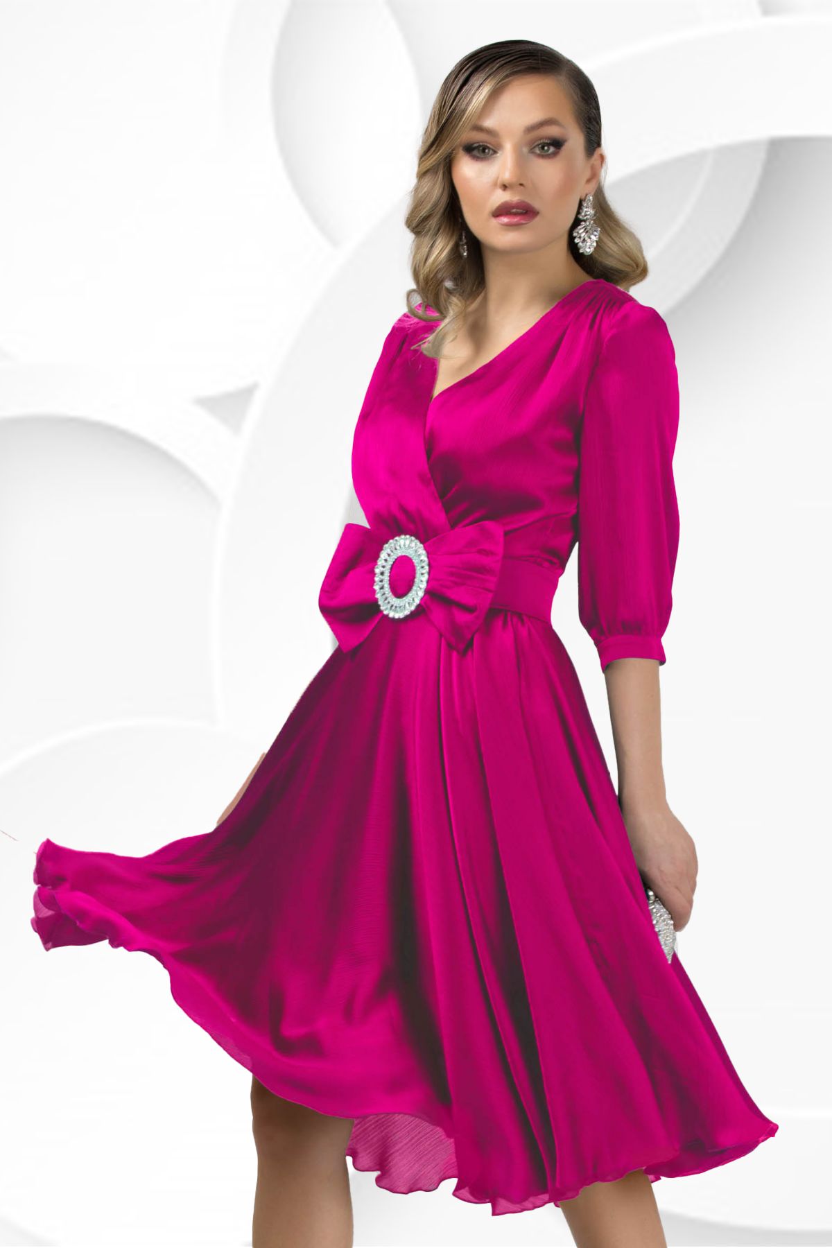 rochie-de-ocazie-eleganta-pretty-girl-fucsia-cu-funda-in-talie_66995