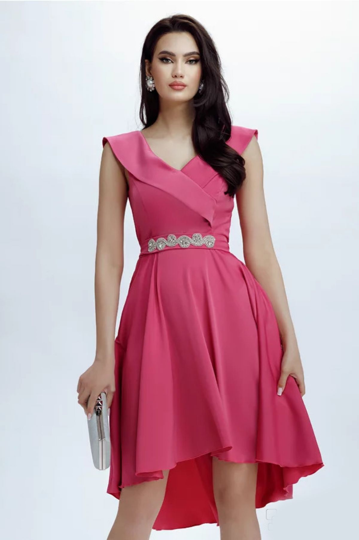 rochie-de-ocazie-fofy-ciclame-satinata-cu-aplicatie-de-cristale_72212