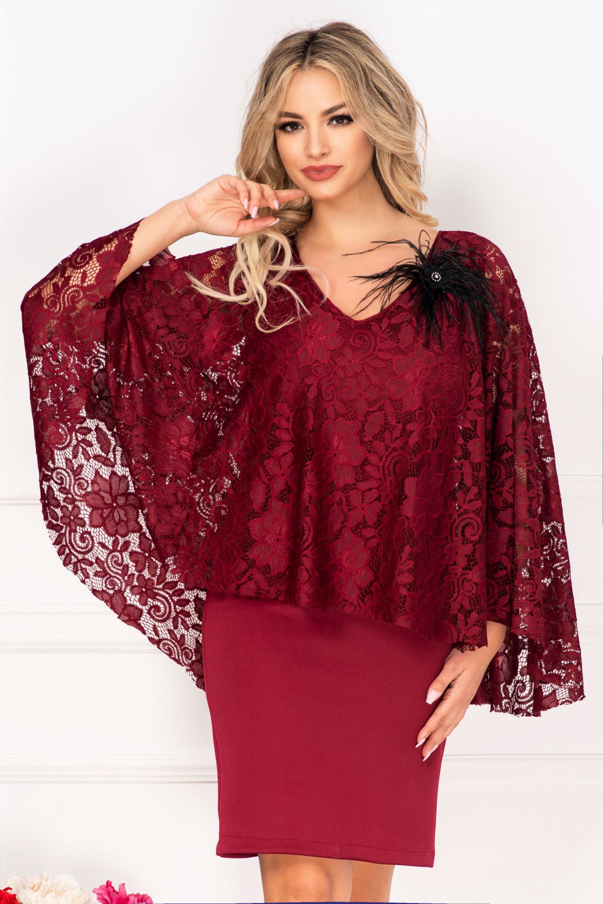 rochie-de-ocazie-gina-bordo-cu-dantela-si-accesoriu-cu-fulgi-by-inpuff-58805