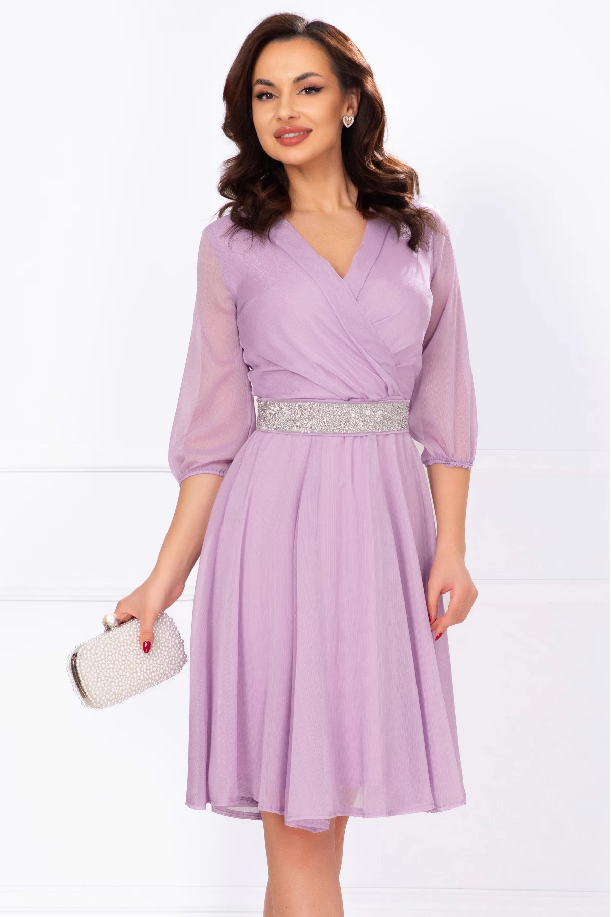 rochie-de-ocazie-in-clos-lila-cu-cordon-stralucitor-in-talie_82503