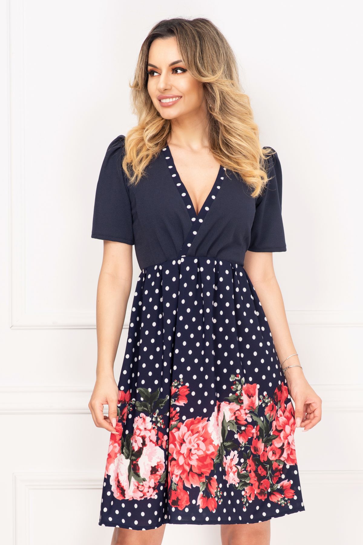 rochie-de-vara-bleumarin-rubi-cu-buline-si-imprimeu-floral-by-inpuff-59285