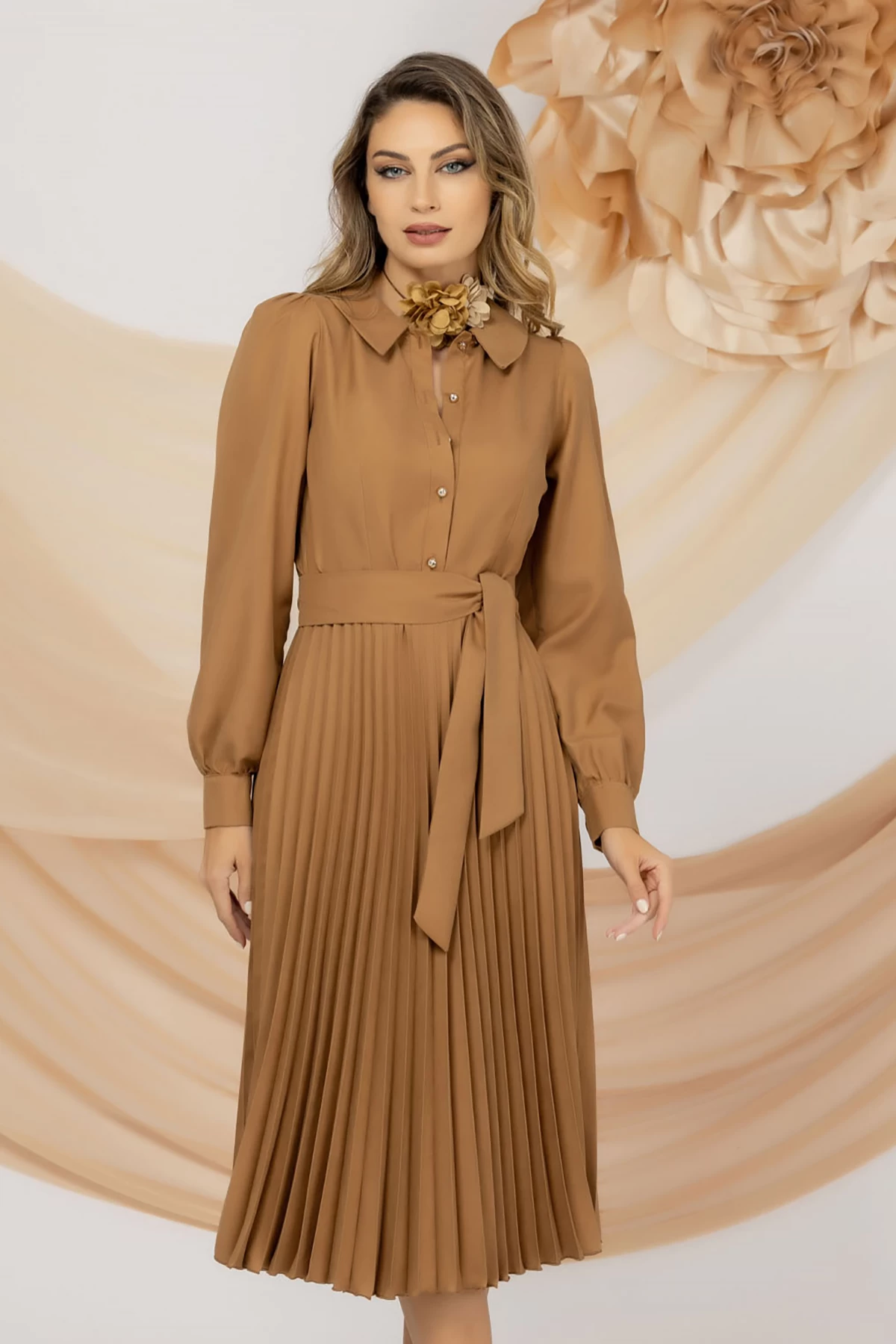 rochie-de-zi-camel-pretty-girl_85920