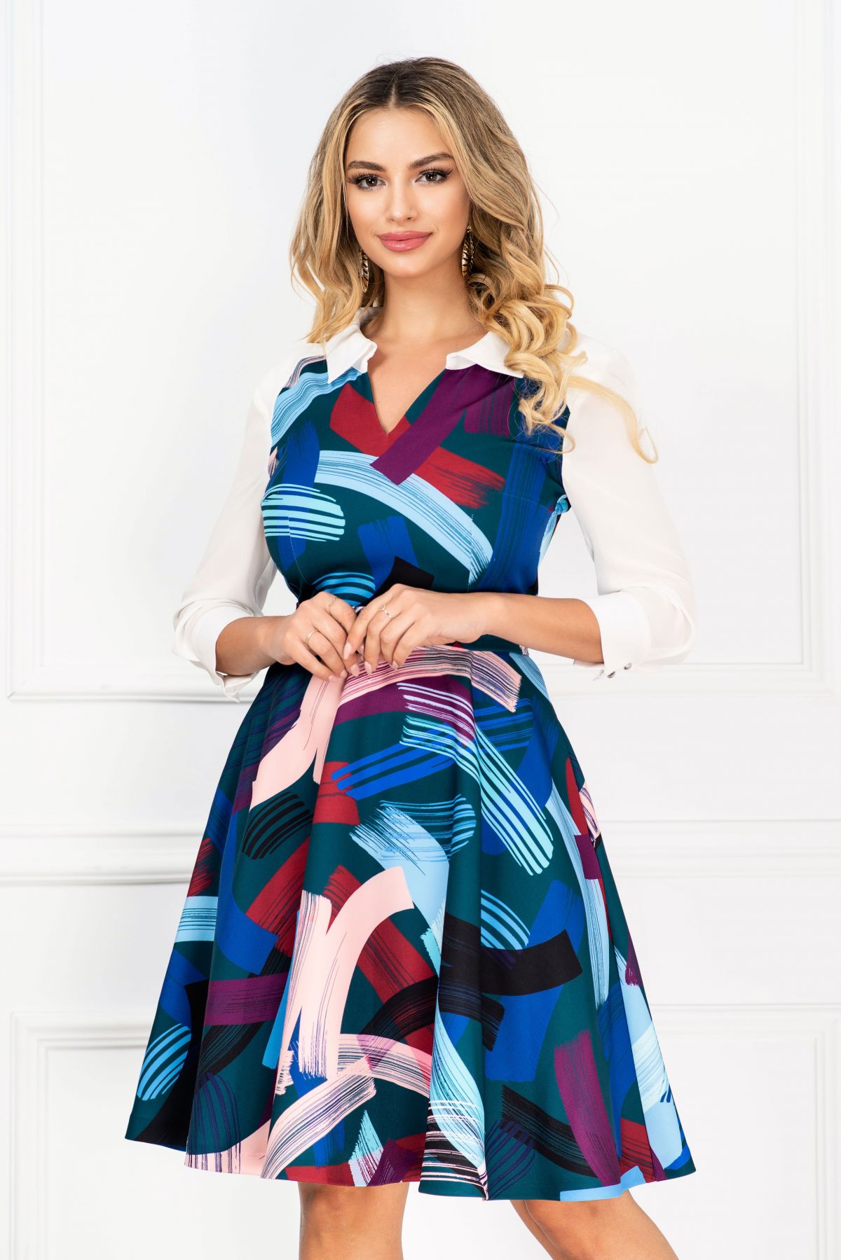 rochie-de-zi-cu-print-multicolor-60327