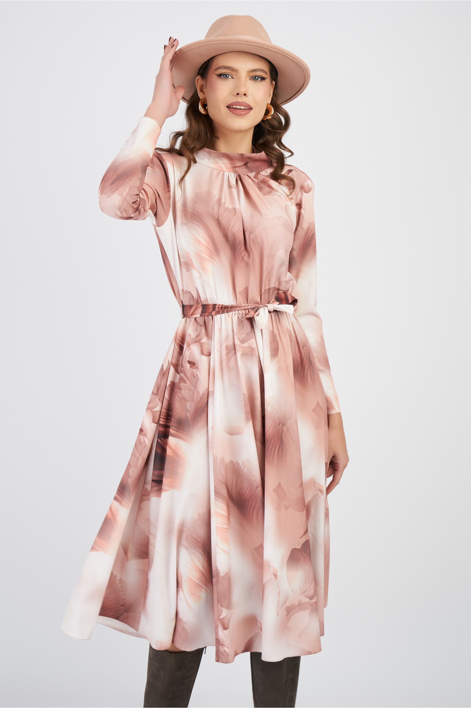 rochie-dy-fashion-maro-cu-insertii-bej-clos-si-maneca-lunga-1329305-1076255-4