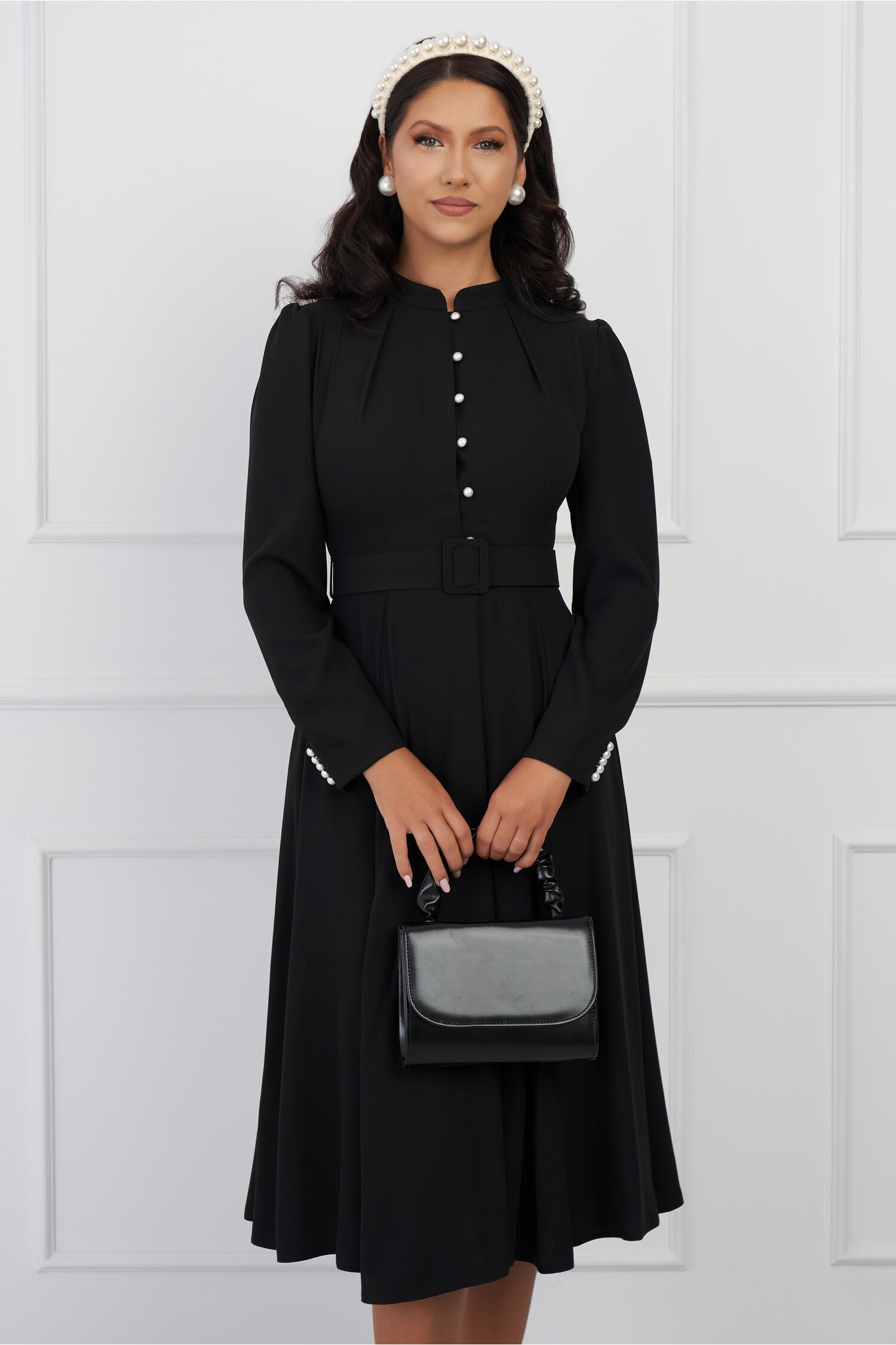rochie-dy-fashion-neagra-cu-nasturi-perlati-si-curea-in-talie-1321922-1069121-4