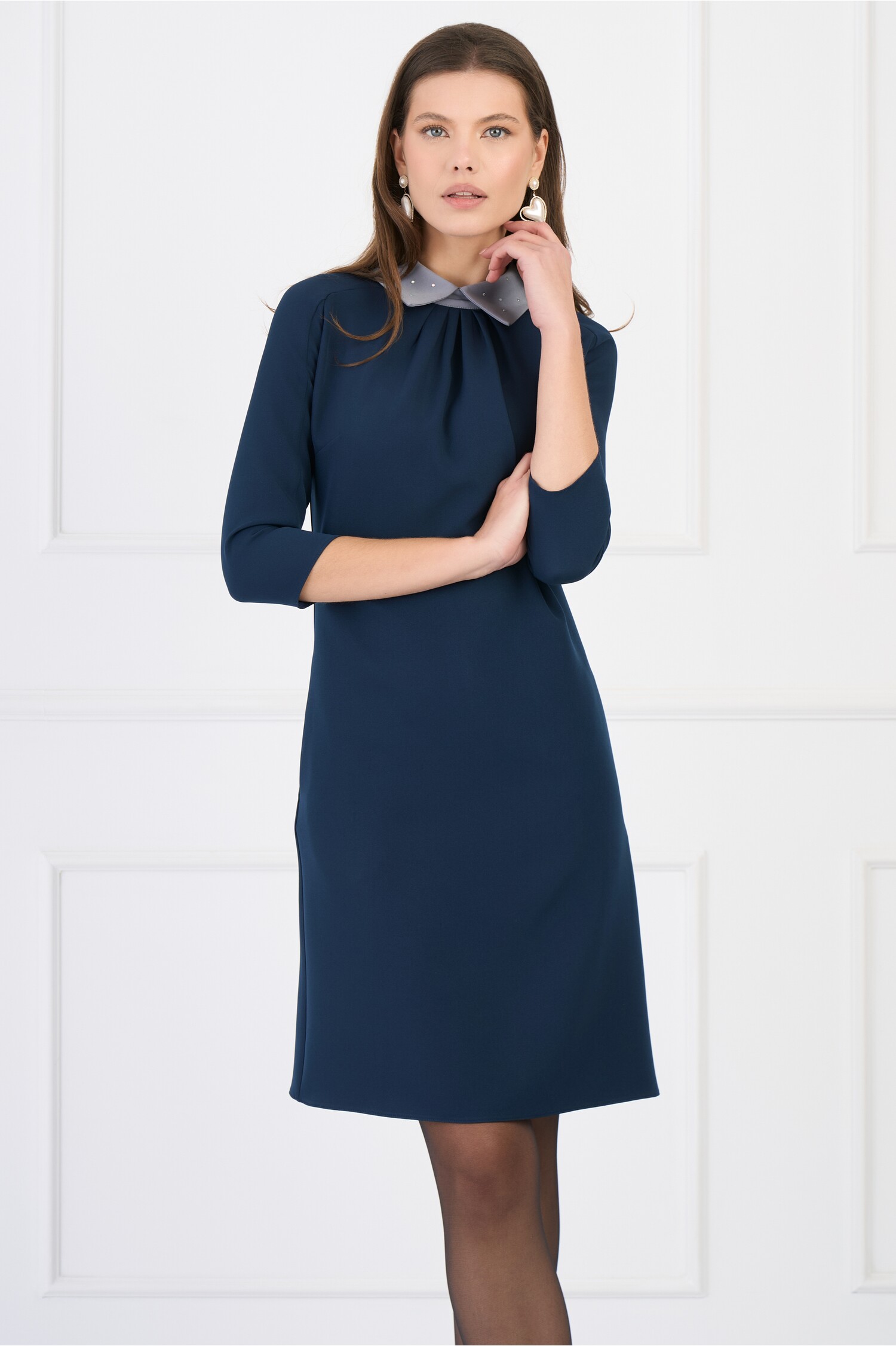 rochie-dy-fashion-office-din-stofa-bleumarin-cu-guler-gri-1335764-1081895-4