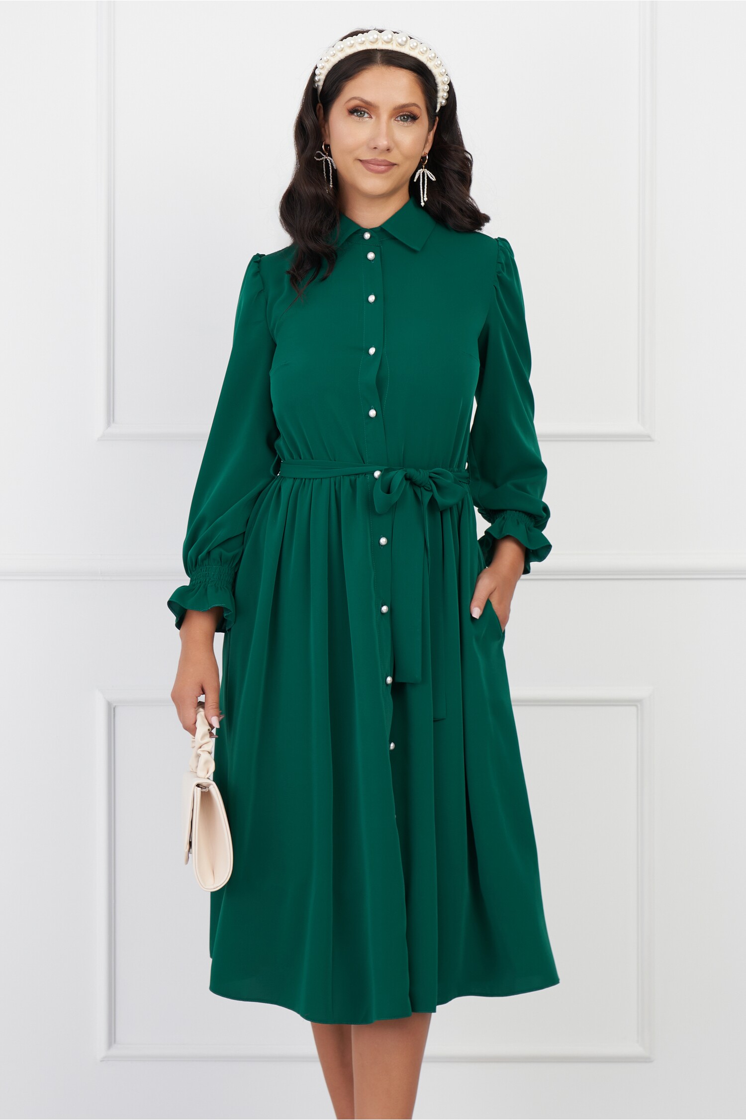rochie-dy-fashion-verde-cu-nasturi-si-cordon-in-talie-1322366-1069430-4