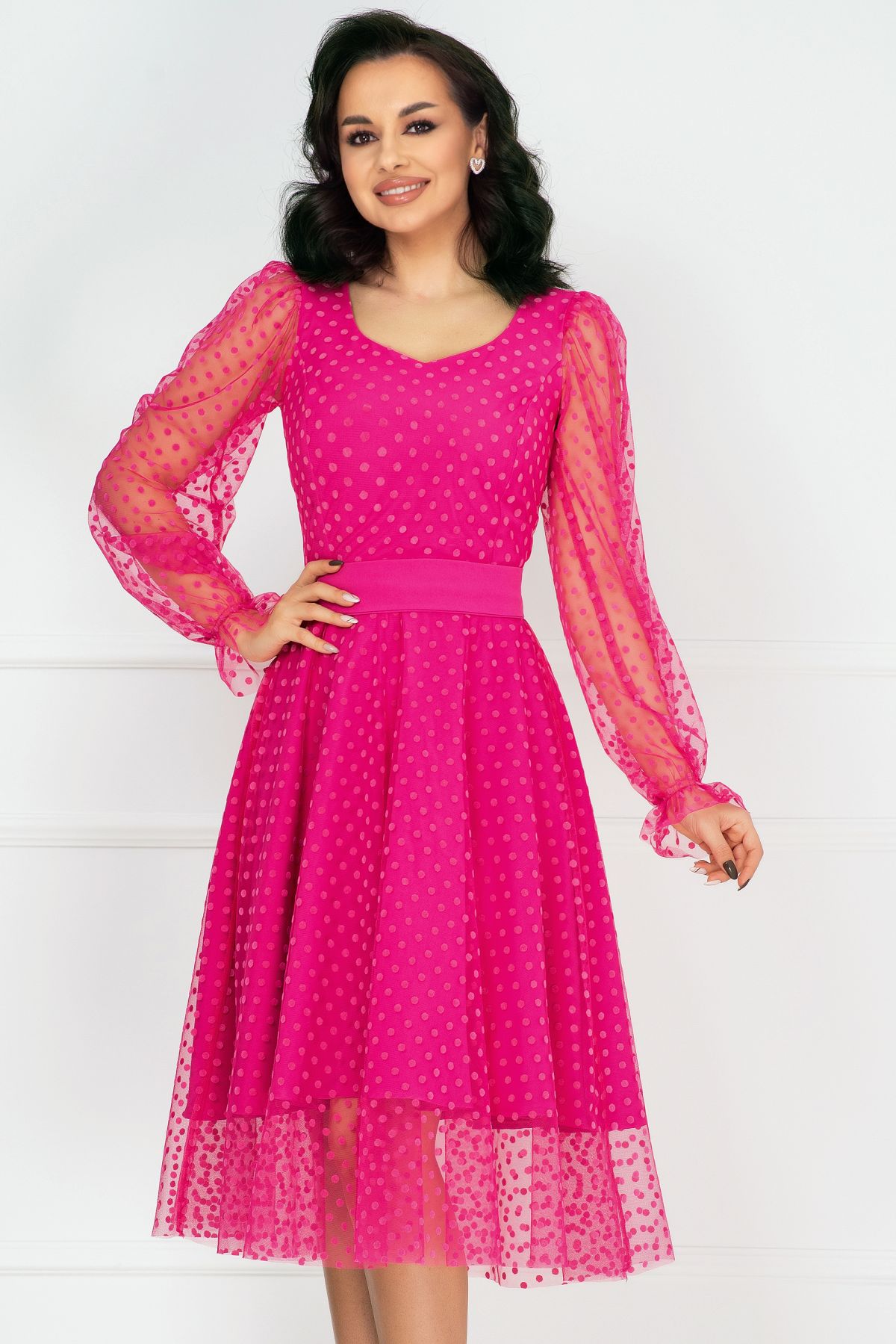 rochie-eleganta-inpuff-de-ocazie-ciclam-acoperita-de-tulle-cu-buline_73372