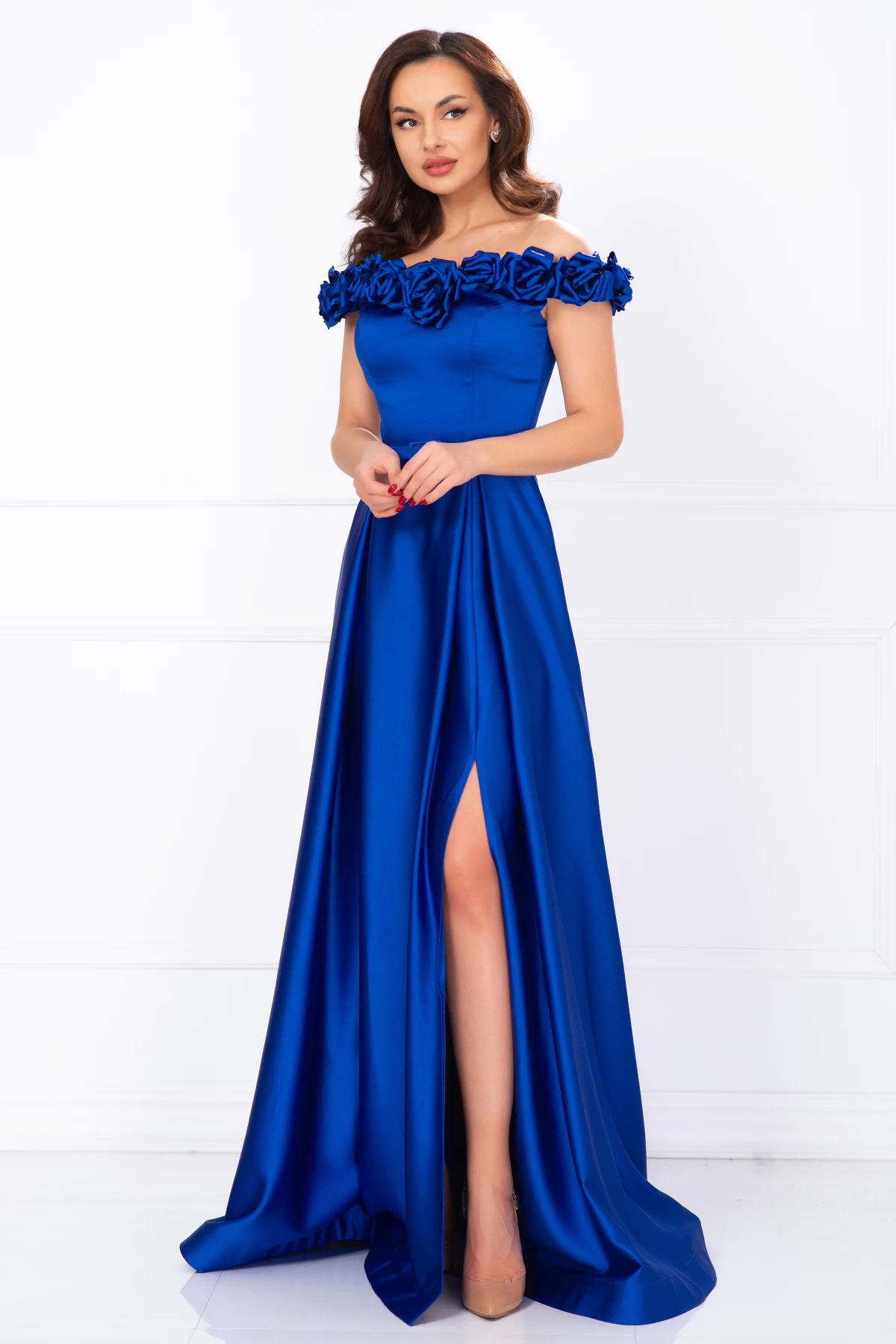 rochie-eleganta-lunga-penelope-verde-cu-trandafiri-pretiosi_82629